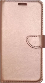 Book Δερματίνης ΡΟΖ_ΧΡΥΣΟ (iPhone 11)