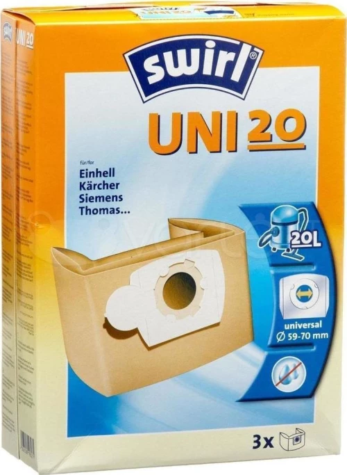 Swirl UNI20 Σακούλες Σκούπας 3τμχ