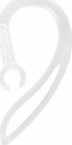 Άγκιστρο Σιλικόνης Ακουστικού Bluetooth με Περιστροφή 360° (6mm) (Διάφανο) (OEM)