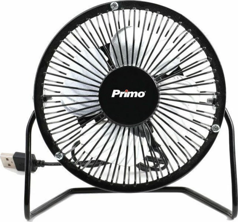 Ανεμιστήρας Μίνι Prmf-80426 4" 10Εκ Με Usb Μαύρο 800426