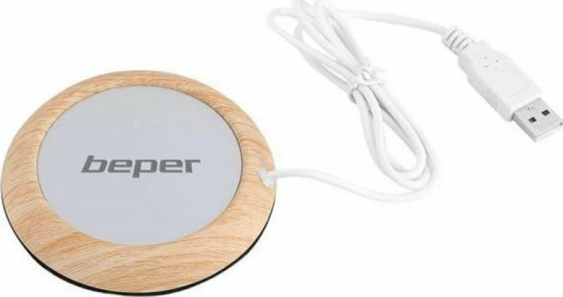 Beper Θερμαντήρας κούπας με USB Καφέ