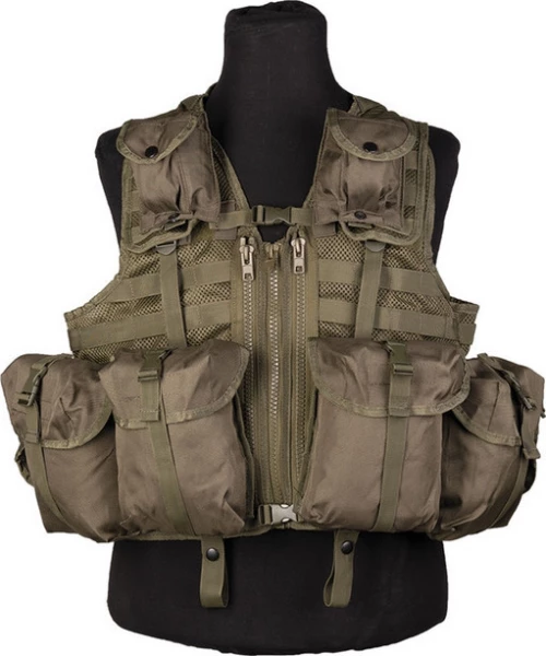 Mil-Tec Tactical Modular System Γιλέκο Μάχης Με Θήκες Χακί
