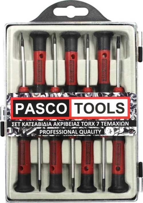 Pasco Σετ Κατσαβίδια Torx Ακριβείας 7τμχ