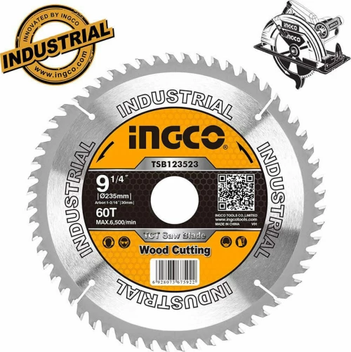 Ingco Δίσκος Κοπής Ξύλου TSB123523 235mm