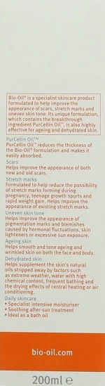 Bio-Oil PurCellin Λάδι Επανόρθωσης Ουλών & Ραγάδων 200ml