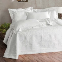 Rythmos Κουβερλί Υπέρδιπλο Σετ 235x250 Irina Λευκό