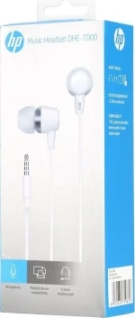 HP DHE-7000 In-ear Handsfree με Βύσμα 3.5mm Λευκό