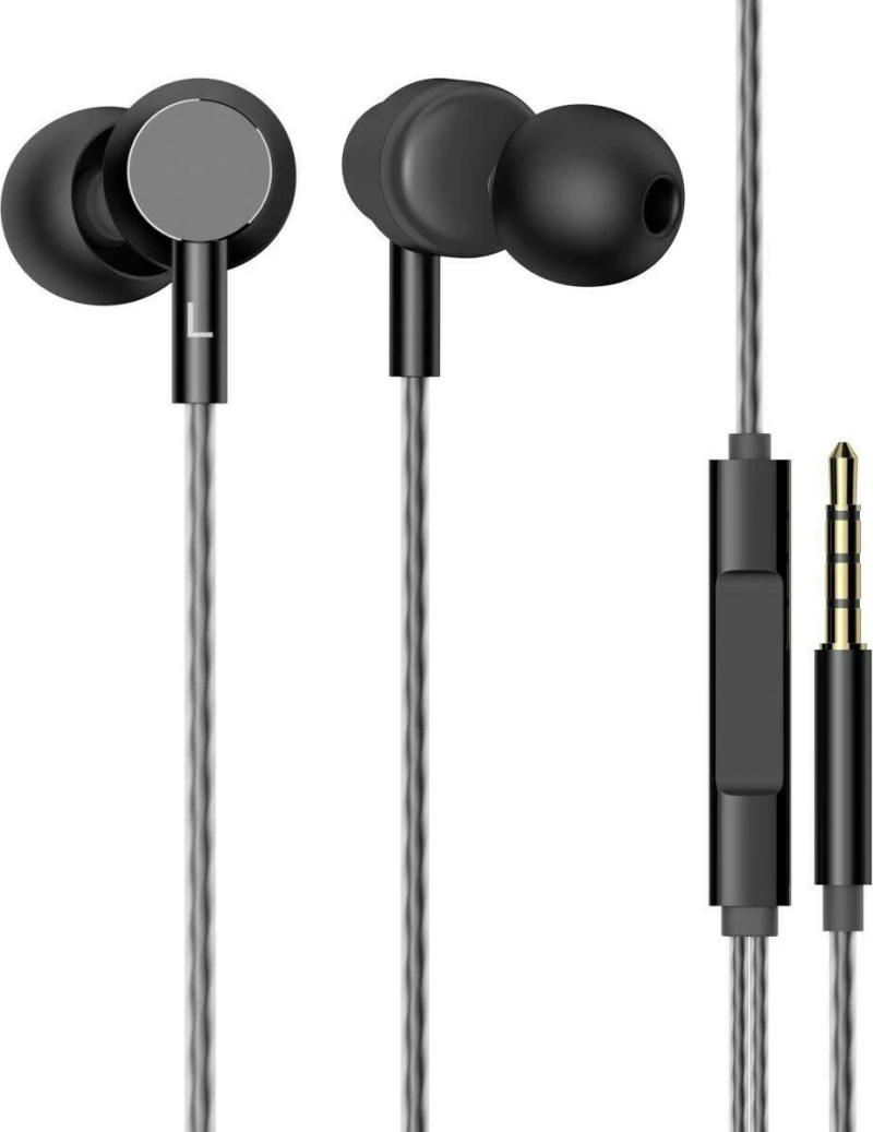 HP DHE-7001 In-ear Handsfree με Βύσμα 3.5mm Μαύρο