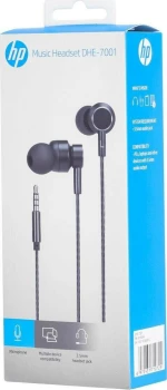 HP DHE-7001 In-ear Handsfree με Βύσμα 3.5mm Μαύρο