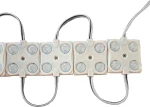 LED Module Αδιάβροχο IP65 Τετράγωνο με 4 SMD 2835 12v 2.4W Θερμό Λευκό 4562