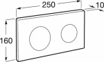 Roca Πλακέτα PL10 Dual A890089001