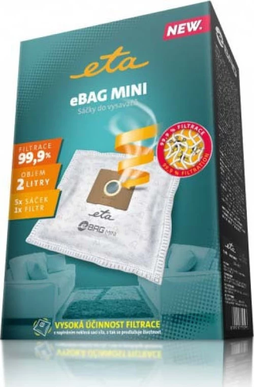 ETA eBAG Original Mini Σακούλες Σκούπας 5τμχ