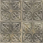 Karag Antigua Lis Black 33x33cm Τοίχου Κουζίνας / Μπάνιου