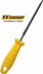 F.F. Group Λίμα Τρίγωνη με Πλαστικό Χερούλι 6" 150mm 14788