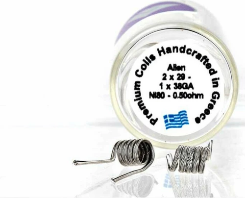 Velvet Vape Premium handmade coils Alien Ni80 0.5ohm