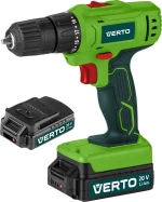 Verto 50G291 Δραπανοκατσάβιδο Μπαταρίας 20V 2x1.5Ah