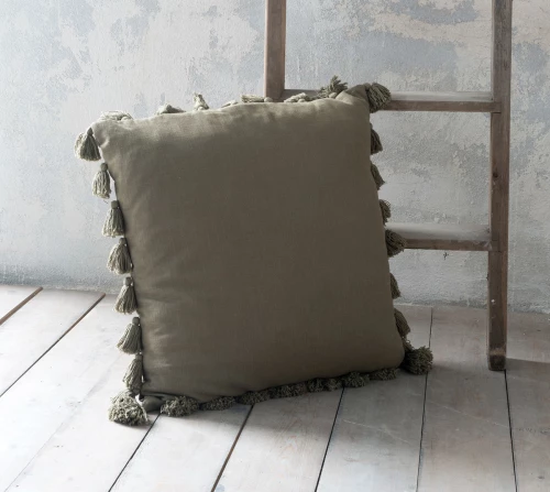 Nima Μαξιλάρα Δαπέδου 65x65 Lieve Khaki