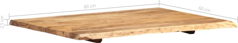 vidaXL Επιφάνεια Τραπεζιού 286329 80x60cm