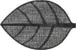 Plastona Φύλλο Σουπλά Υφασμάτινο Μαύρο 50x33cm