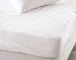Rythmos Επίστρωμα Υπέρδιπλο 180x200cm Λευκό Λάστιχο + Φούστα