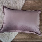 Teoran Διακοσμητική Μαξιλαροθήκη 30x50 Velvet 12 Purple