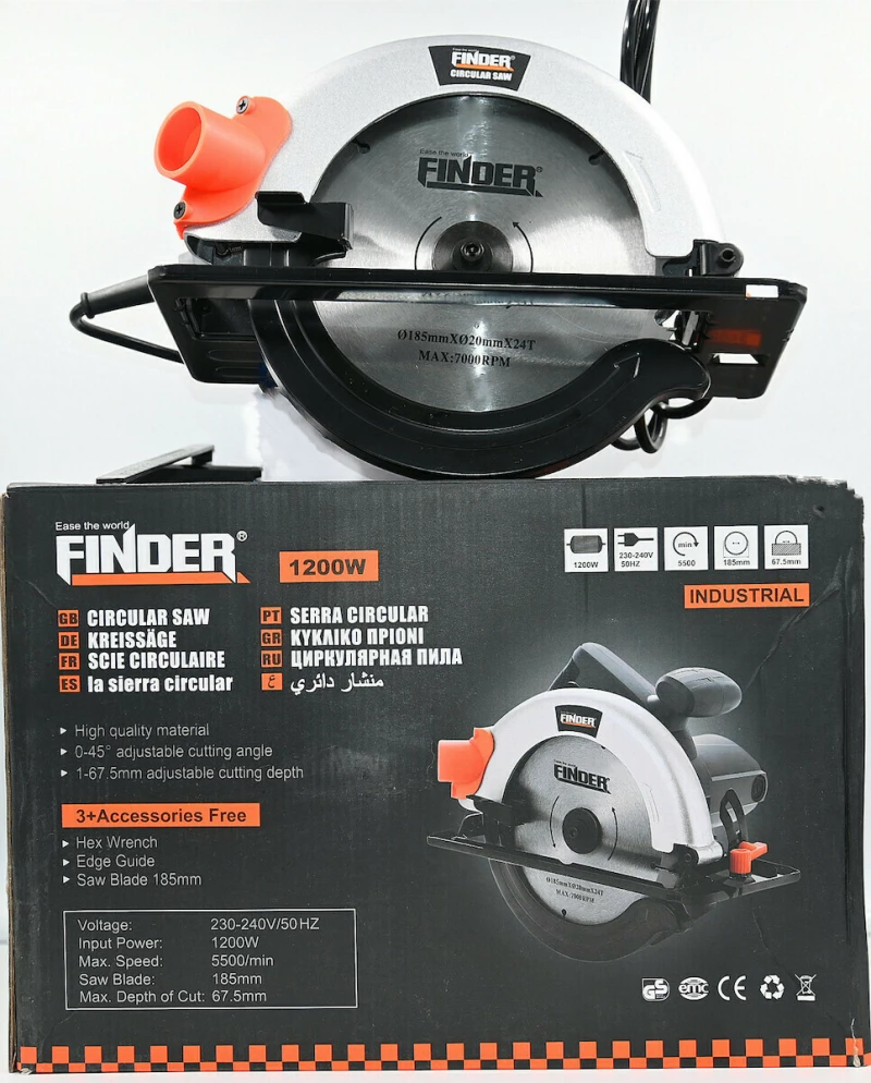 Finder 197226 Δισκοπρίονο 1200W