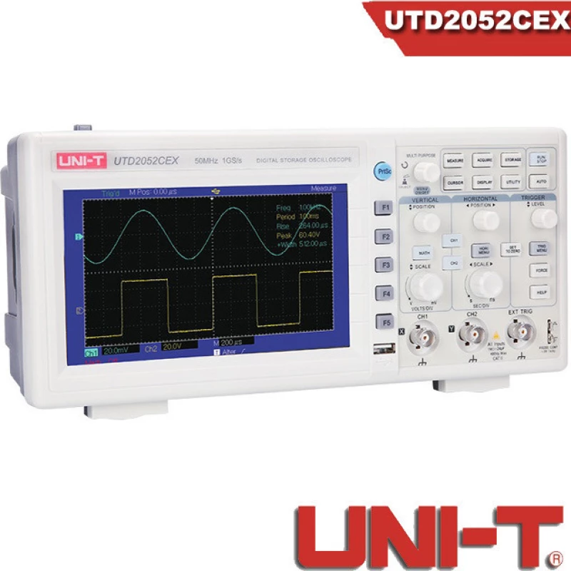 Uni-T Παλμογράφος 50MHz UTD2052CEX