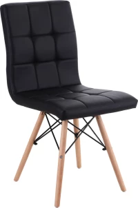 Καρέκλα CUPPLESSUS Μαύρο PU 43x55x86cm