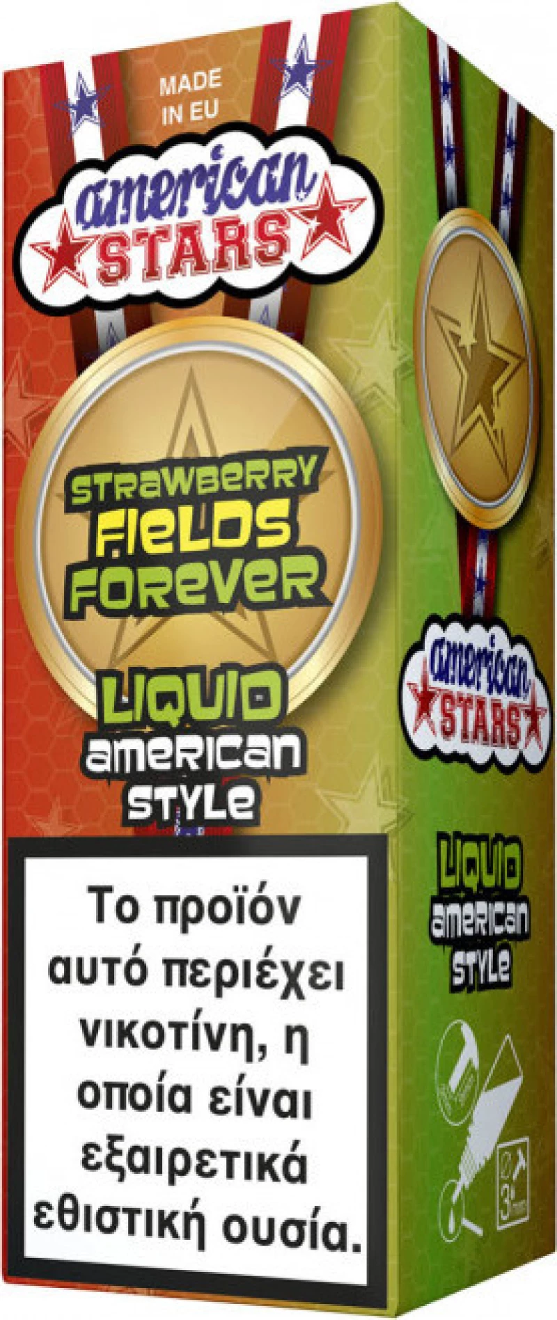 American Stars Strawberry Fields 12mg 10ml