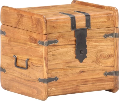 vidaXL Διακοσμητικό Μπαούλο Ξύλινο 40x40x40cm