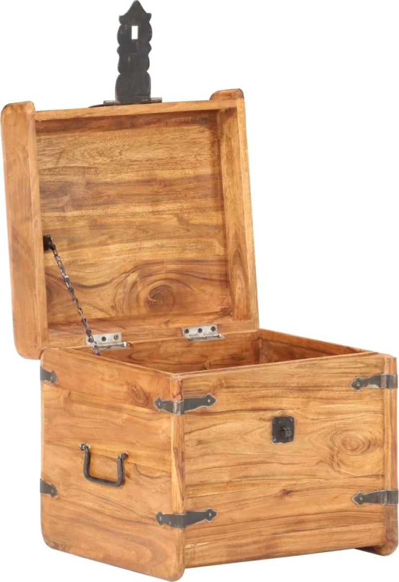 vidaXL Διακοσμητικό Μπαούλο Ξύλινο 40x40x40cm