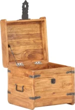 vidaXL Διακοσμητικό Μπαούλο Ξύλινο 40x40x40cm