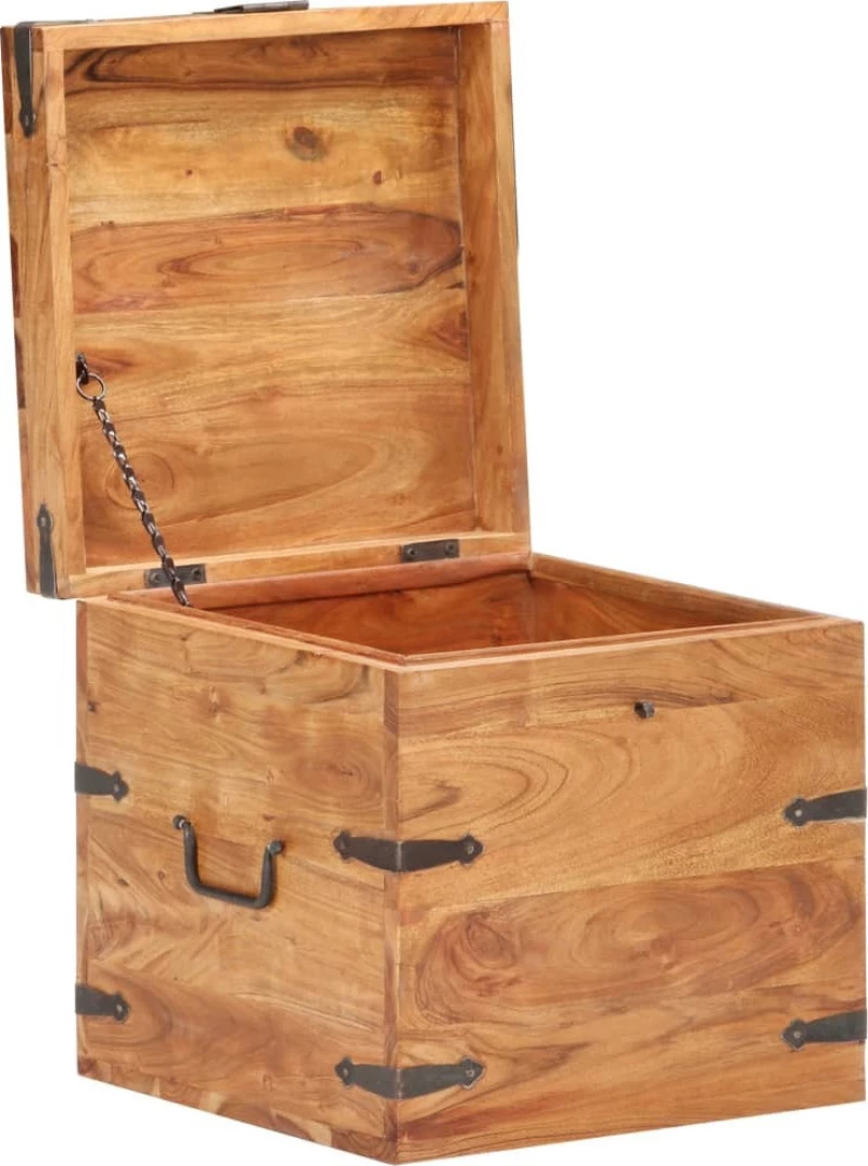 vidaXL Διακοσμητικό Μπαούλο Ξύλινο 40x40x40cm