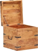 vidaXL Διακοσμητικό Μπαούλο Ξύλινο 40x40x40cm