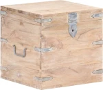 vidaXL Διακοσμητικό Μπαούλο Ξύλινο 40x40x40cm