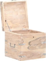 vidaXL Διακοσμητικό Μπαούλο Ξύλινο 40x40x40cm