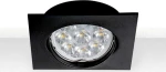 Zambelis Lights Μεταλλικό Σποτ Χωνευτό GU10 8.5x8.5cm Μαύρο