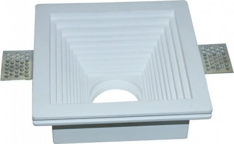 V-TAC Γύψινο Πλαίσιο Σποτ για GU10 MR16 12x12cm Λευκό