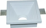 V-TAC Γύψινο Πλαίσιο Σποτ για GU10 MR16 12x12cm Λευκό