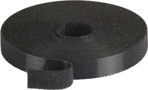 Δεματικό Hook+Loop Μαύρο 5mx10mm