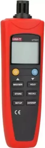 Uni-T Ψηφιακό Θερμόμετρο & Υγρασιόμετρο Ut331, Usb, Auto Power Off