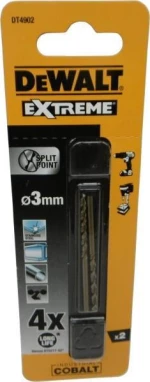 Dewalt Σετ Τρυπάνια Κοβαλτίου για Μέταλλα HSS-CO Extreme DT4902 2τμχ