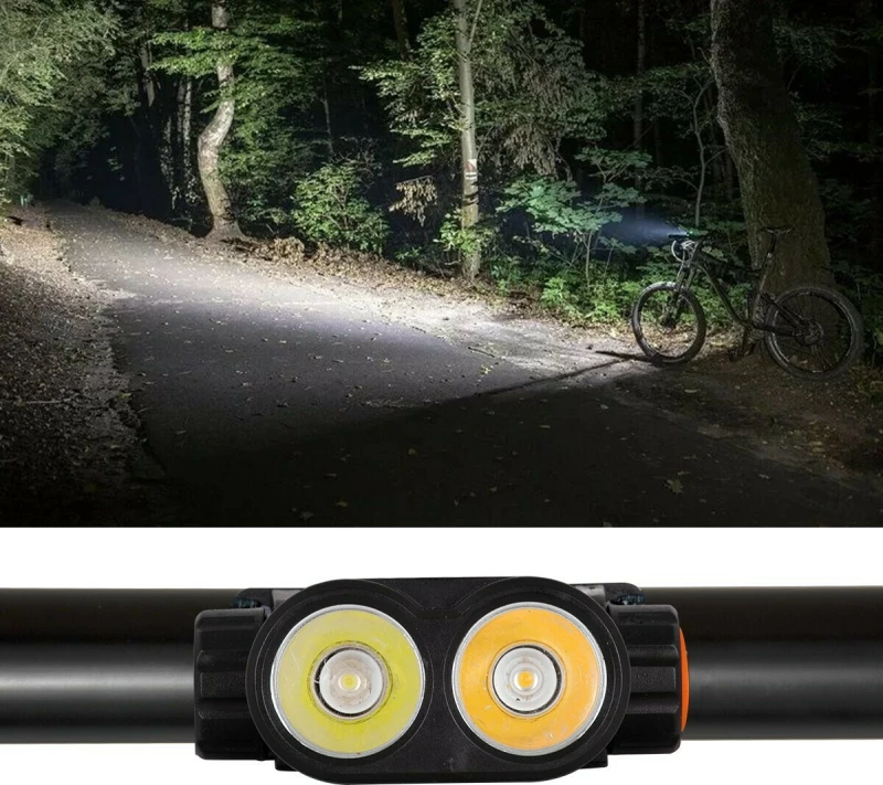 GloboStar Φακός Κεφαλής Επαναφορτιζόμενος Led 2500lm XML2-T6 Chip 25 Watt 79065