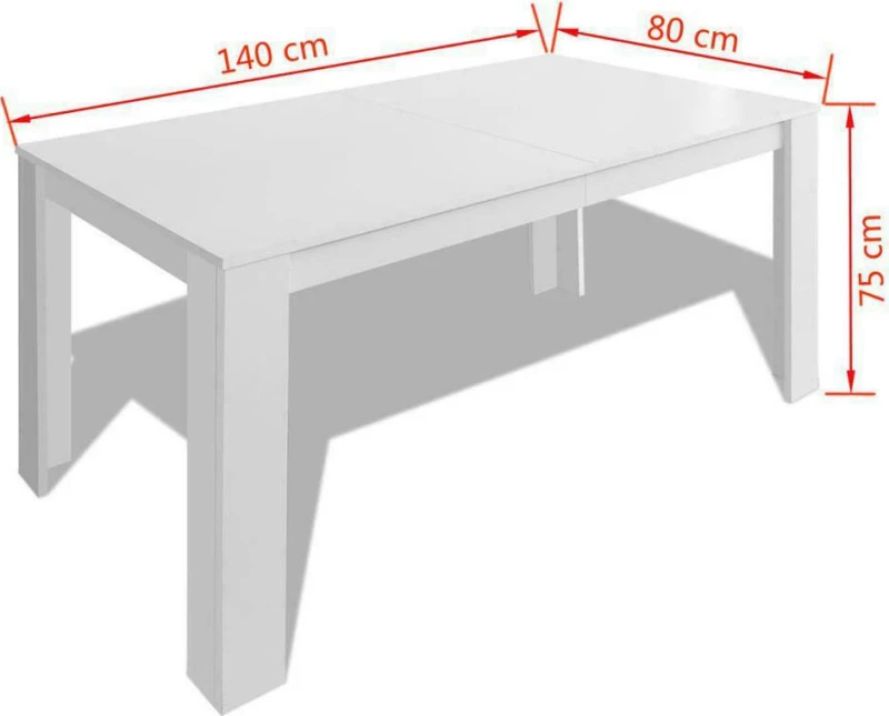 Τραπέζι Τραπεζαρίας 243056 140x80cm