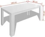 Τραπέζι Τραπεζαρίας 243056 140x80cm