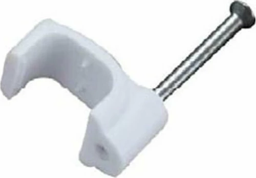 Ρόκα πλακέ Well 1.7x14mm 4mm πλάτος, 5.1mm ύψος Άσπρη CLPS-4WE-WL