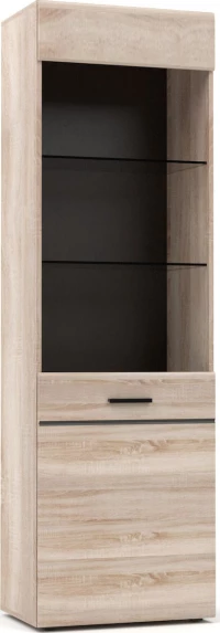 Βιτρίνα Σαλονιού Solo Sonoma / Wenge 60x41x197cm