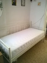 No43 Κρεβάτι Μονό Μεταλλικό Καναπές 90x190cm