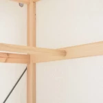 Υφασμάτινη Ντουλάπα σε Λευκό Χρώμα 79x40x170cm 248192