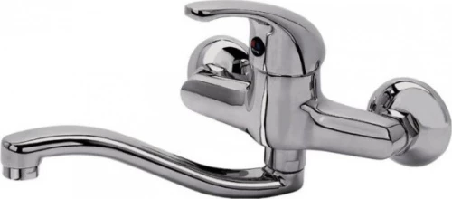 Ideamix BS0021G Μπαταρία Κουζίνας Τοίχου Ασημί